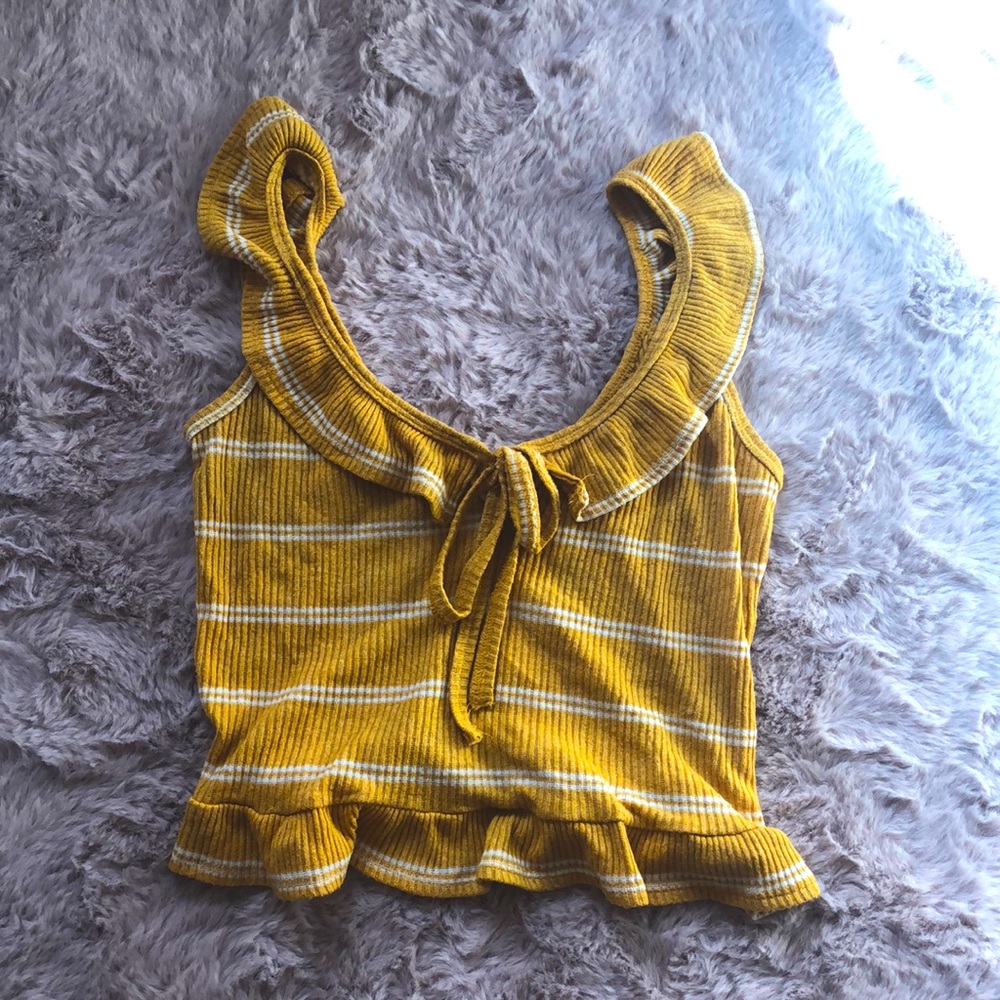 Yellow Flare Shirt